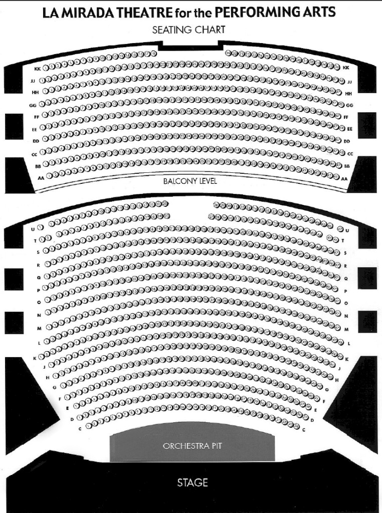 La Mirada Seating Chart