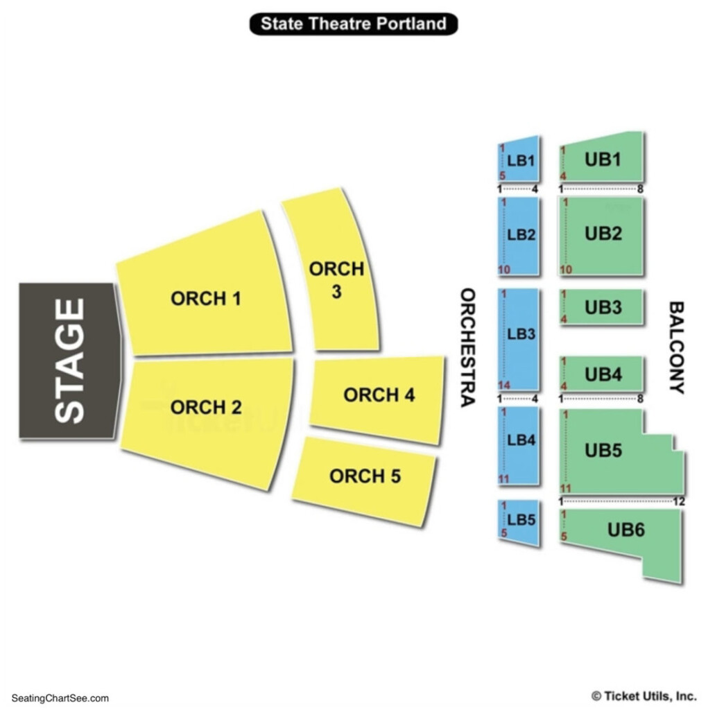 State Theatre Portland Seating Chart Seating Charts Tickets