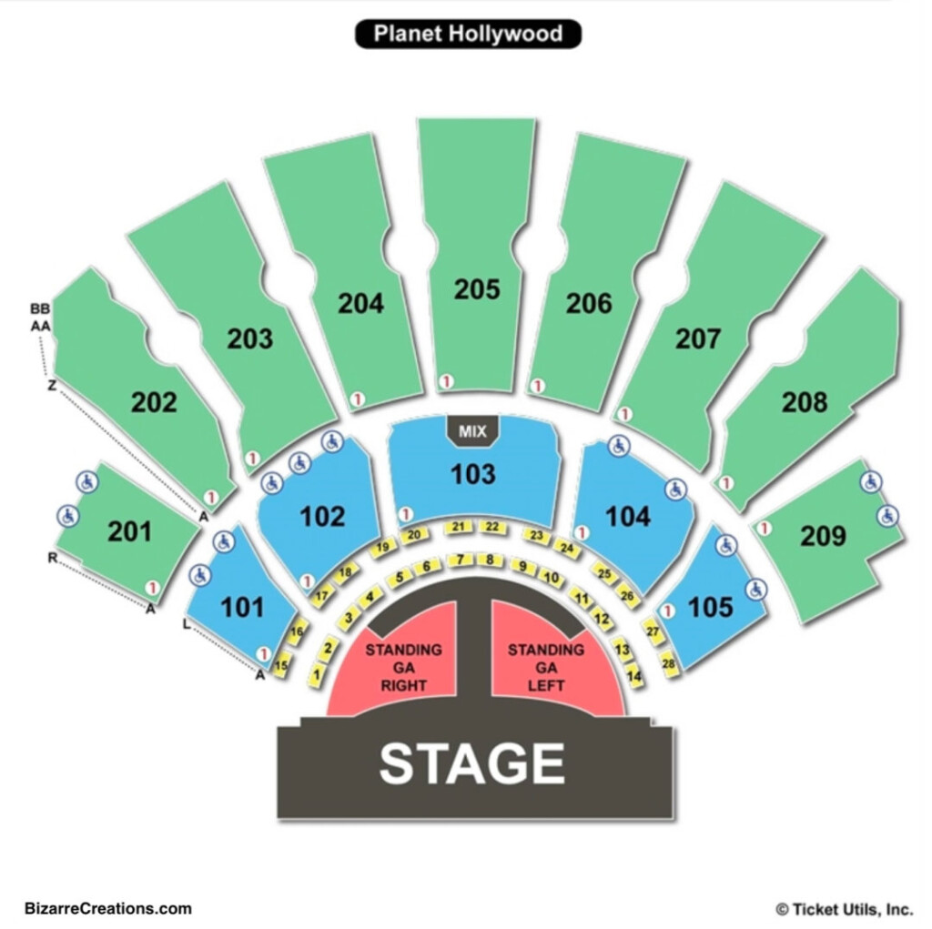 Zappos Theater Seating Chart Seating Charts Tickets
